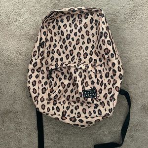 Billabong cheetah print backpack